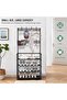 Coat Rack Shoe Bench, 4-Tier Entryway Organizer with 8 Hooks, Multifunctional Hallway Storag - 5