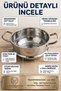 Boiling Apparatus Colander Strainer 26 cm Steaming Ravioli Pasta Strainer in Pot Boiling Basket 18/10 304 Stainless Steel 723658 - 7