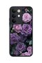 C85 5g Compatible Purple Rose Garden Patterned Camera Protected Shockproof Case