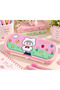 Cute Kawaii Style Cat Rabbit Dinosaur Astronaut Patterned Easy-To-Wipe Practical Magnetic Drawing Board with Pen Girls Boys Primary School Pen Holder Pencil Case