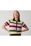 Multicolored Elite Short-Sleeved Knitwear - 2