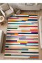 Sdt Mixed Patterned Modern Woven Base Decorative Carpet Sdtamor1545 - 2