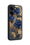 X8 Pro Compatible Blue Rose Patterned Camera Protected Shockproof Case - 2