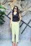 Elastic Waist, Frilled Front, Casual Shalwar Trousers Sun520 - 4