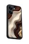 X8 Pro Compatible Coffee Marble Patterned Camera Protected Shockproof Case - 6