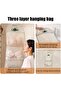 MIUPOO Multi Layer Mesh Storage Hanging Bag, Hanging Storage with Metal Hanger, Mesh Pockets for Bra - 5