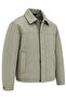 Men's Textured Jacket Classic Collar Zipper Snap Pocket Coat&Jacket - 2