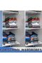 2 Pcs Extendable Closet Shelf, Adjustable Storage Rack, White Wardrobe Cupboard Compartment Separato - 3