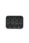 12-Hole Metal - Black Shape Muffin - Cake Mold () Glbl-Stl57839