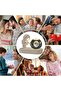 3D Crystal Ball Night Light With LED Base - Astronaut Design Planet Nightlight, Clear Crysta - 5