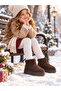Children's Winter Platform Sole Mini Boots Warm and Comfortable Daily Model - 2