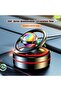 Car Diffuser, Solar Powered Rotating Aromatherapy Air Freshener with 6 Aroma Tablets, Dashboard Auto - 4