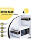 2 PCS Magnetic Spice Rack, Fridge Shelf and Refrigerator Organizer, Side Mount Storage Holde - 2