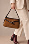 Women's Suede Design Luxury Hand & Shoulder Bag Shopper Suitable for Daily Use - 4