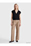Esvab • Modern & Distinctive V Placket Loose Fit Women's Knitwear Vest - 2