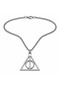 Silver Color Necklace with Triangle and Circle Symbols – Minimal Design Unisex Accessory - 2