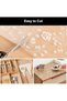 بطانة أدراج المطبخ المقاومة للماء وغير اللاصقة، بطانات أرفف EVA غير قابلة للانزلاق لخزائن المطبخ، متعددة الاستخدامات - 3