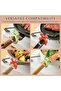 Spoon Rest for Cooking, 4pcs Crab Shape Silicone Spoon Holder for Pot Pan Non Slip Pot Clip Rest Hea - 3