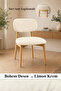 Bohemian Apple Chair Cover - Fully Covered Backrest, Washable, Stain-Resistant, Flexible Elastic (Seat and Back 2 Pieces)