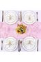 Table Runner Cheesecloth Boho Rustic Gauze, Dusty Pink 10FT (300cm) - 7