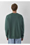 M0S10659 Logo Printed Sweatshirt Men's Sweatshirt Green - 5