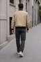 Quilted Lined Bomber Jacket with Zipper Pockets - 8
