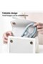 10 Pcs Folding Coat Hangers, Portable Plastic Hangers Clothes Foldable Hanger with Clips and - 7