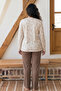 Patterned Large Size Oversized Viscose Knitted Pajama Set 26224805 - 3