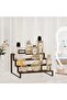 Wooden Display Riser Stand, Rustic Tiered Organizer for Perfume, Makeup, Figures, Spice Rack, and Re - 2