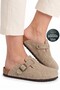 Comfortable Eva Sole Unisex Men's and Women's Home and Outdoor Daily Closed Front Boston Mode Sabo Felt Slippers - 2