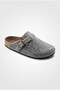 Comfort Anatomical Comfortable Eva Sole Sabo Unisex Men's Women's Boston Daily Outdoor and Home Felt Slippers - 4