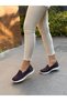 Brown Knitwear Fabric Women's Casual Sports Shoes - 4