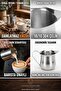 240 ml 8X7 cm Mini Milk Jug Espresso Pitcher Sauce Pitcher Jug 18/10 304 Stainless Steel 723668 - 6