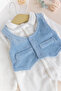 Self-Vest Velvet Winter Baby Boy Overalls - 5