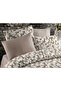 Modern Mosaic Patterned Double Duvet Cover Set Cream - 2