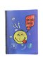 A4 Ring Bound 80 Sheets Checked Umur Smiley Emoji Notebook Plastic Cover