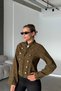 Zr Model Button Detailed Khaki Washed Gabardine Jacket - 4