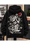 A Modern and Comfortable Sweatshirt That Catches the Eye with an Original Back Print Reflecting the Spirit of Japanese Samurai.