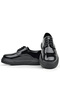 Ortropedikal Rakerplus 3024-Srs-Deri Black Patent Leather Black Tbn 100% Leather High Sole Children's Shoes - 3