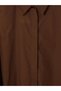 Ozmarka New Season Brown 100% Cotton Women's Shirt Tunic - 6