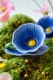 4 Piece 2-Person Flower and Petal Porcelain Coffee Cup Set 90 ml - 2