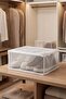 27 Liter Foldable Fabric Closet Organizer with Lid, Toy Organizer Storage Bag