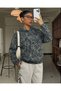 Digital Printed Striped Oversize Hoodie - 2