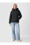 Xside Black Hooded Women's Puffer Jacket - 2
