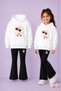 Sweatshirt - Spanish Leggings Set Girls' Winter Top and Bottom Set