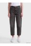 Vizyon New Season Black Barrel Fit Women's Jean Pants - 2