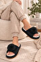 Women's Pompom Soft Plush Winter House Slippers Gift House Slippers Winter Warm Non-Slip Thick Sole Dowry Slippers Stc1354 - 2