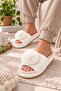 Women's Pompom Soft Plush Winter House Slippers Gift House Slippers Winter Warm Non-Slip Thick Sole Dowry Slippers Stc1354 - 4