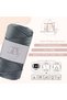 2 Mm - 200 gr Polyester Macrame Thread Gray 230 M Polyester Macrame Thread Suppla Rope And Bag Thread - 3