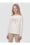 Lcw Kids White Crew Neck Girls' 2-Piece T-Shirt - 3